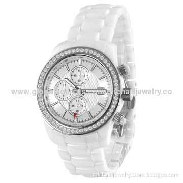 Ceramic case fashion watches with ceramic band